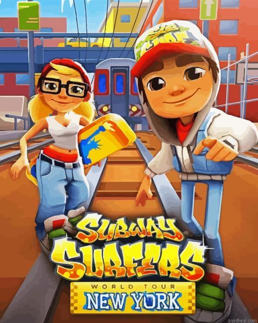 Subway surfers poster painting by numbers.jpeg
