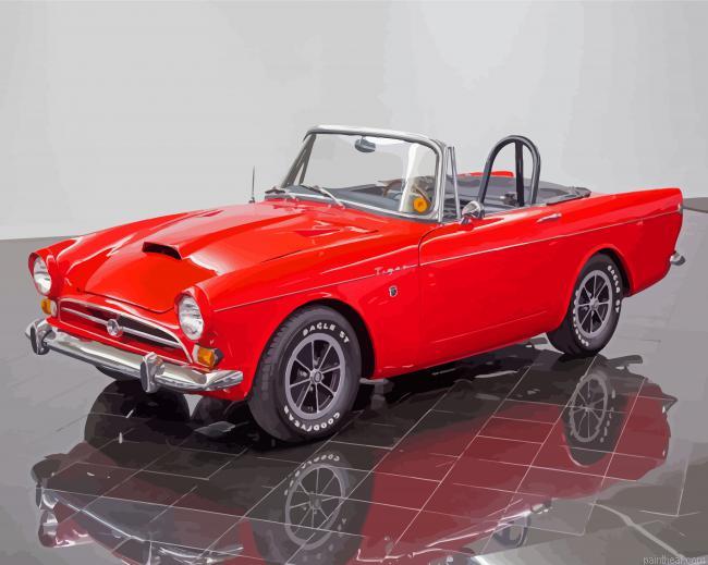 Sunbeam tiger sports roadster painting by numbers.jpeg
