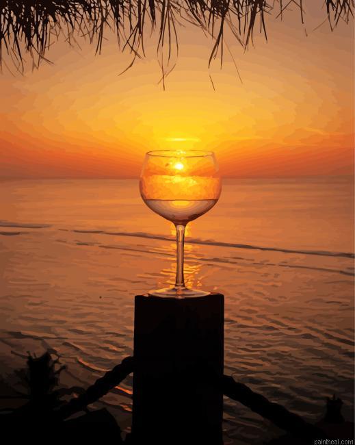 Sunset wine glass with seascape painting by numbers.jpeg