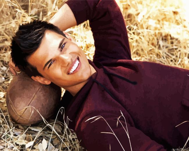 Taylor lautner american actor painting by numbers.jpeg