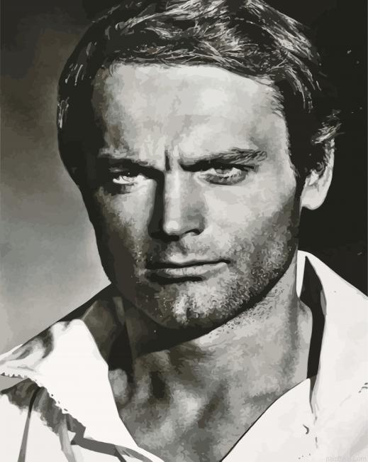 Terence hill in black and white painting by numbers.jpeg