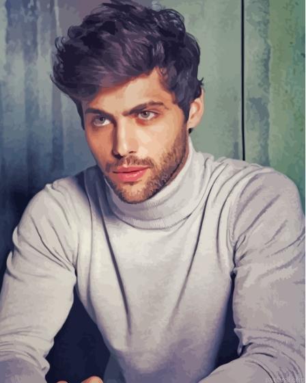 The actor matthew daddario painting by numbers.jpeg