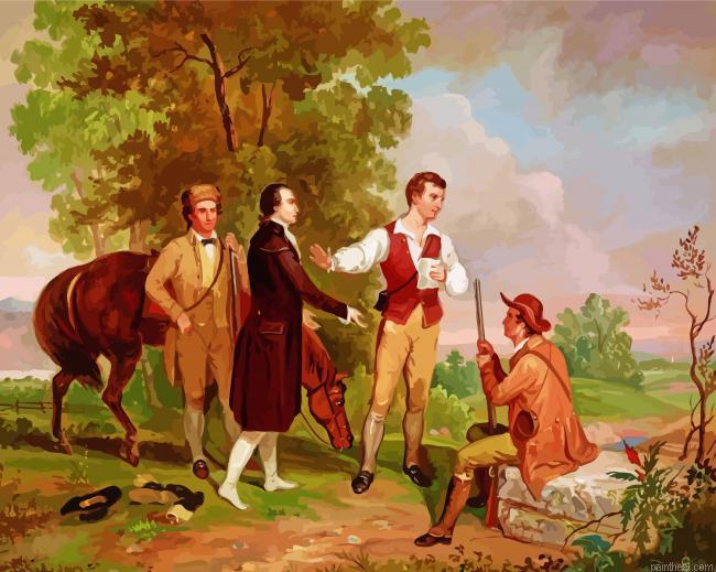 The capture of major andre thomas sully painting by numbers.jpeg