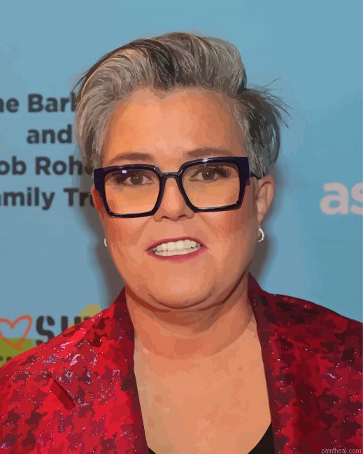 The comedian rosie odonnell painting by numbers.jpeg