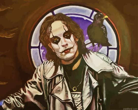 The crow brandon lee painting by numbers.jpeg