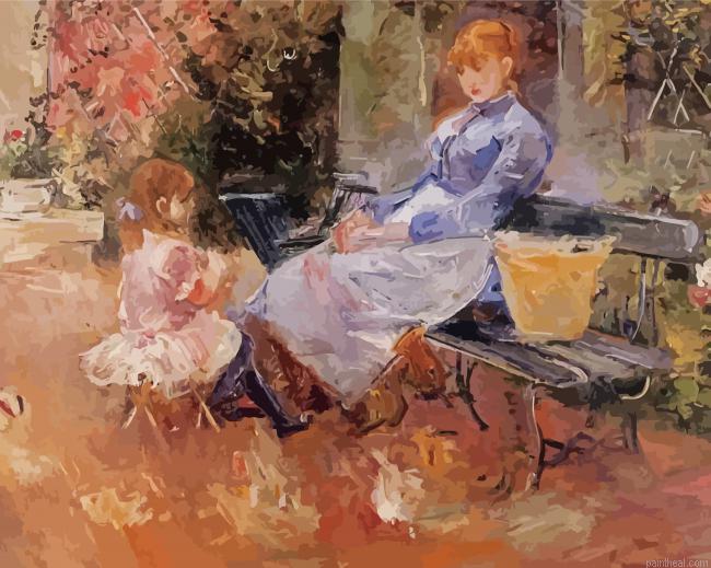 The fable by berthe morisot painting by numbers.jpeg