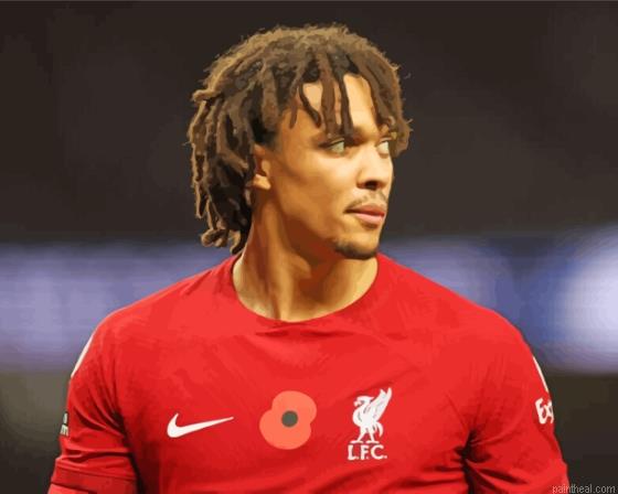 The footballer trent alexander arnold painting by numbers.jpeg