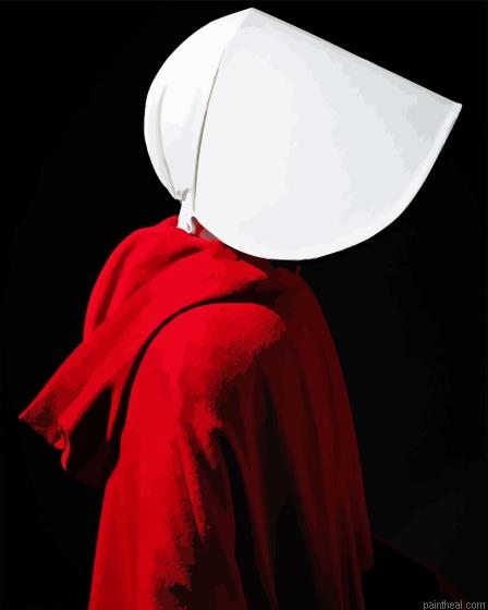 The handmaids tale side profile painting by numbers.jpeg