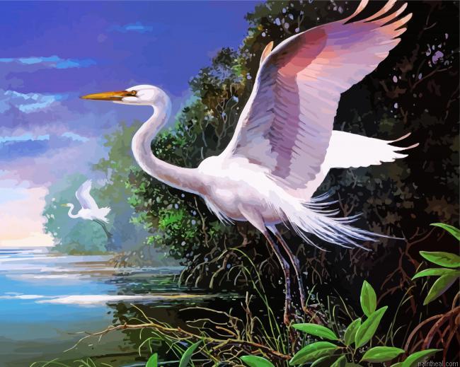 The herons flying painting by numbers.jpeg