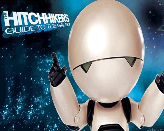 The hitchhikers guide to the galaxy marvin painting by numbers.jpeg