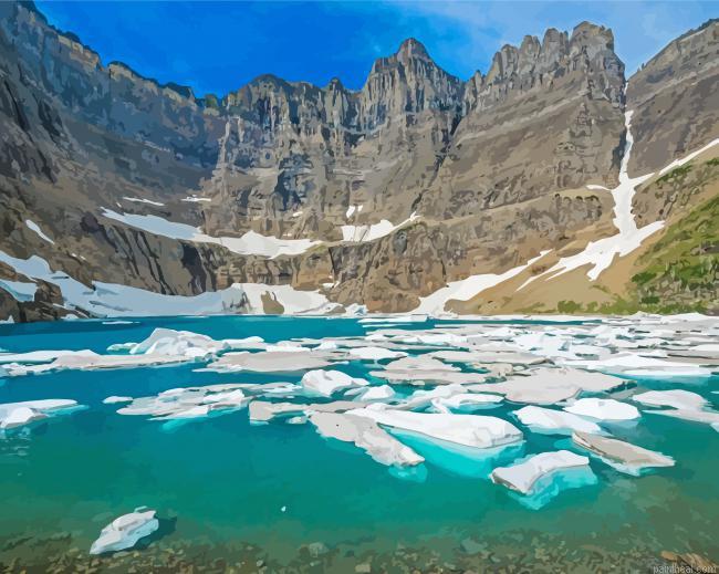 The iceberg lake painting by numbers.jpeg