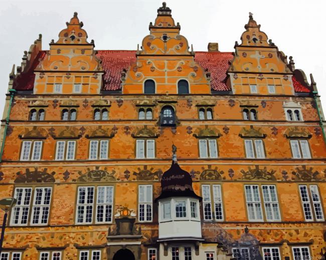 The jens bangs house aalborg painting by numbers.jpeg