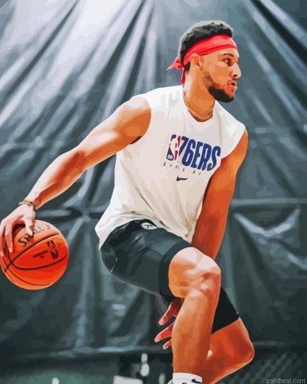 The legend ben simmons basketball player painting by numbers.jpeg