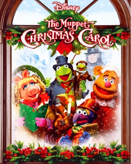 The muppet christmas card disney movie painting by numbers.jpeg