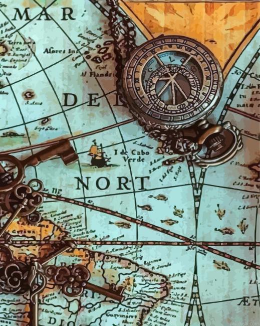 The pirate map painting by numbers.jpeg