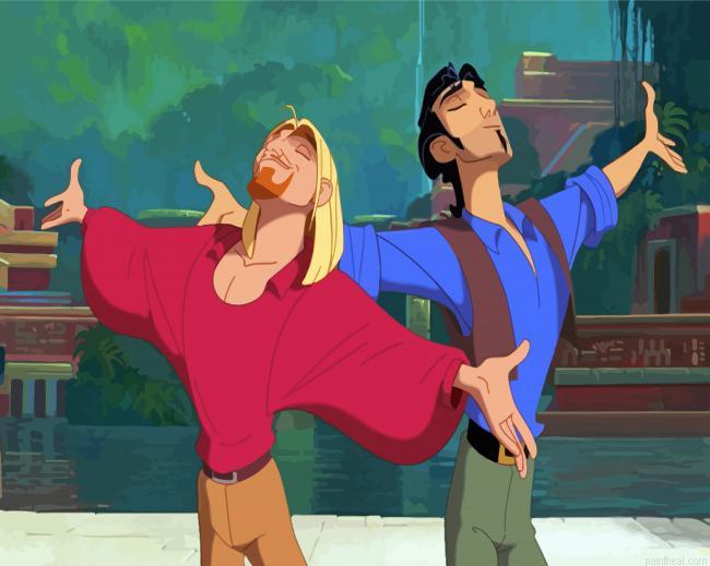 The road to el dorado tulio and miguel painting by numbers.jpeg