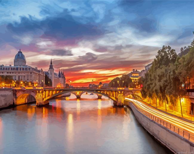 The seine river in paris painting by numbers.jpeg