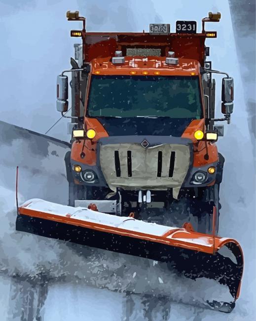 The snow plow truck painting by numbers.jpeg