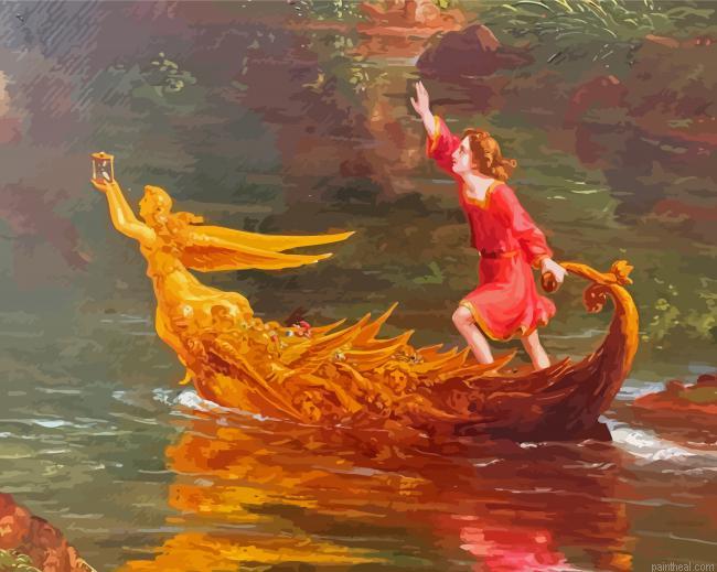 The voyage of life thomas cole painting by numbers.jpeg