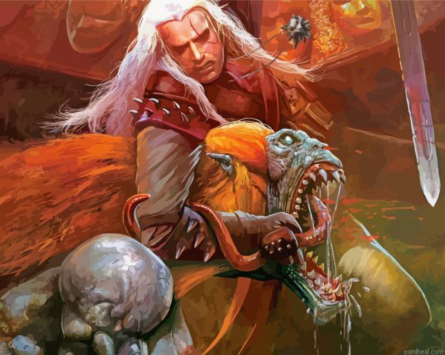 The witcher striga painting by numbers.jpeg