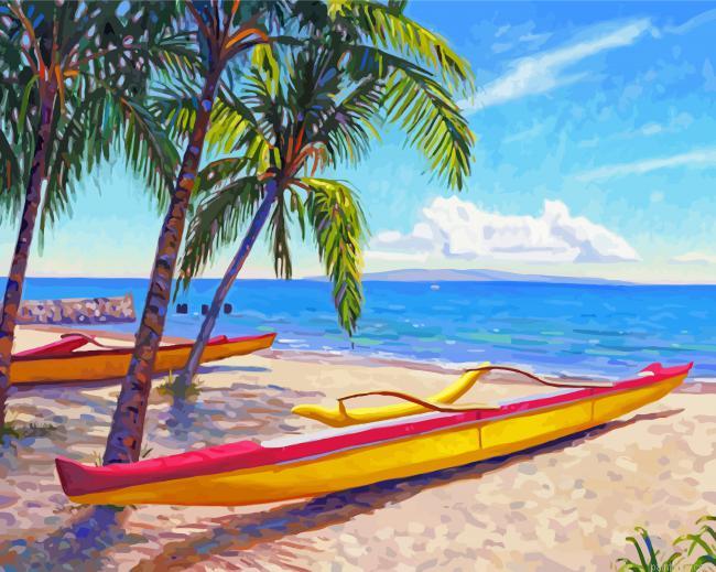 Tropical beach and canoes painting by numbers.jpeg