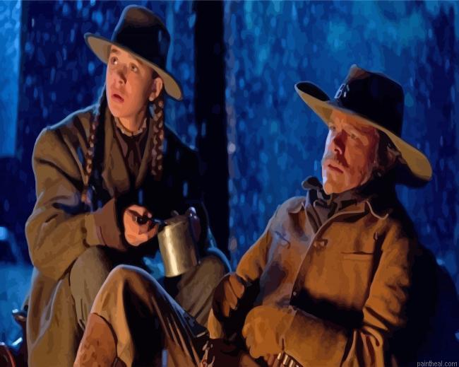 True grit mattie and la boeuf painting by numbers.jpeg