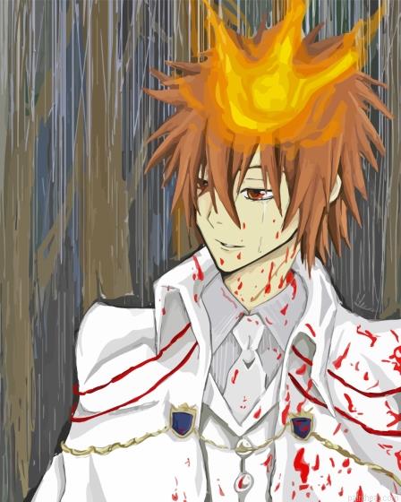 Tsunayoshi sawada anime painting by numbers.jpeg