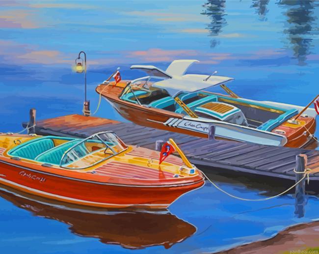 Two vintage boats painting by numbers.jpeg