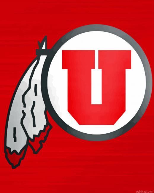 Utah utes logo painting by numbers.jpeg
