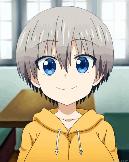 Uzaki chan anime painting by numbers.jpeg