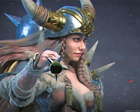 Viking queen painting by numbers.jpeg