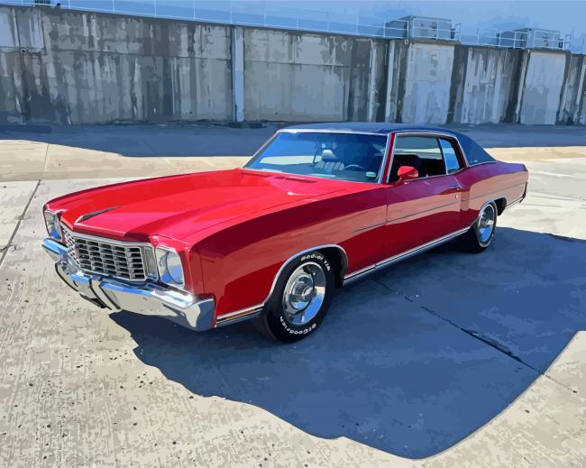 Vintage chevy monte carlo car painting by numbers.jpeg