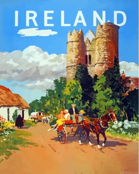Vintage cork ireland poster painting by numbers.jpeg