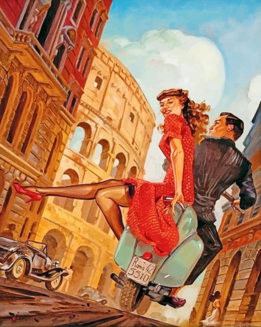 Vintage couple in rome painting by numbers.jpeg