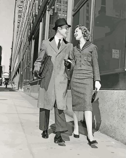 Vintage couple walking in the city painting by numbers.jpeg