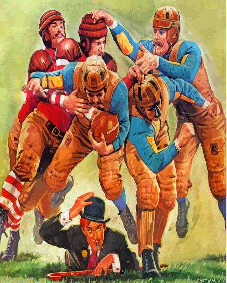 Vintage football painting by numbers.jpeg