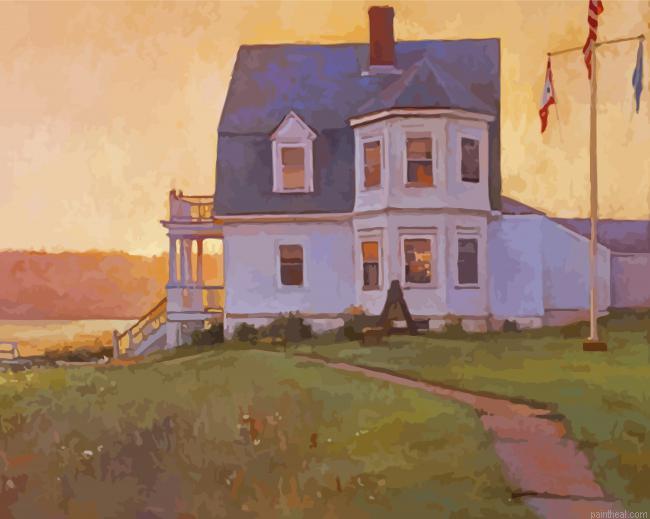 Vintage house by peter poskas painting by numbers.jpeg