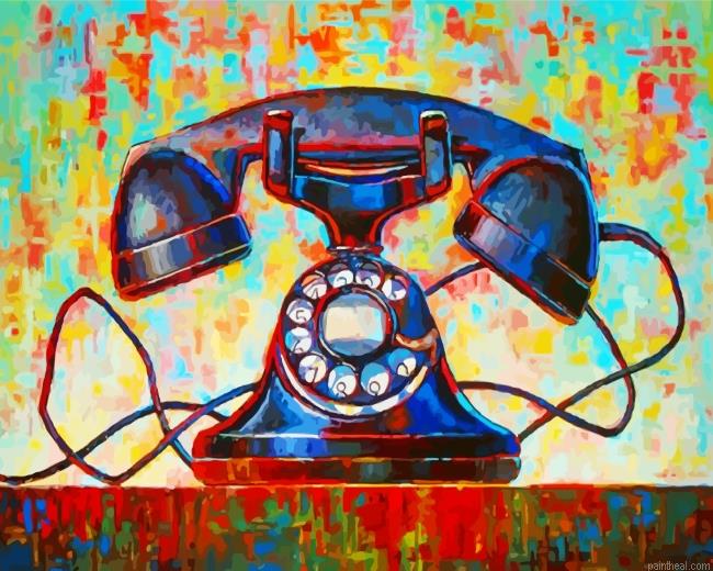 Vintage phone painting by numbers.jpeg