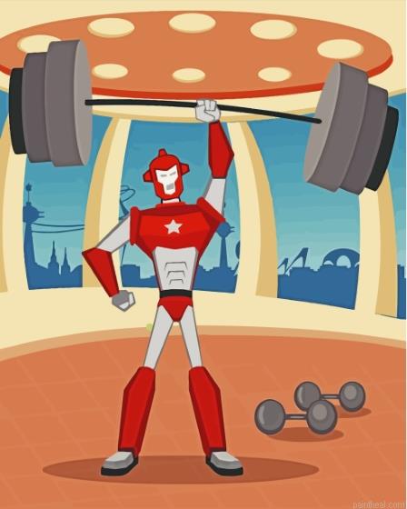 Weightlifting anime painting by numbers.jpeg