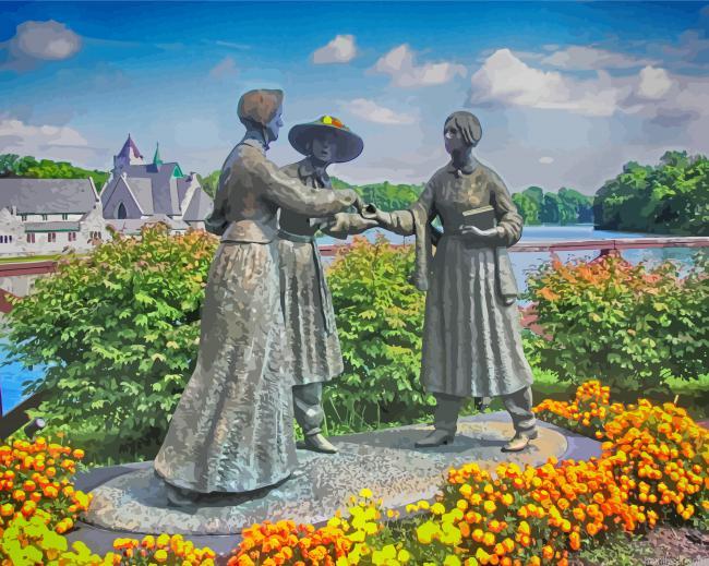 When anthony met stanton statue seneca falls painting by numbers.jpeg