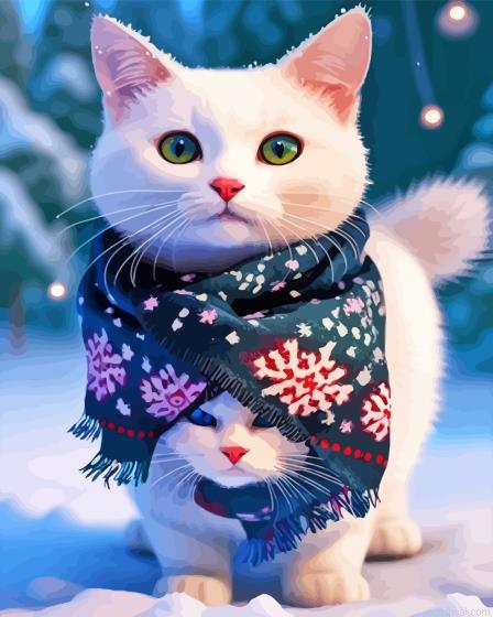 White cats painting by numbers.jpeg
