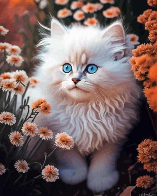 White kitty painting by numbers.jpeg