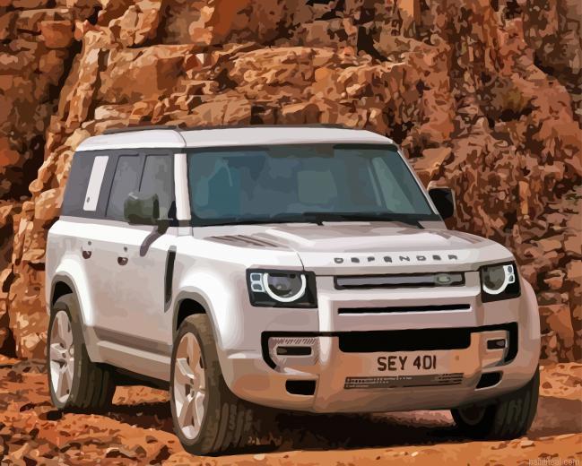 White land rover jeep painting by numbers.jpeg