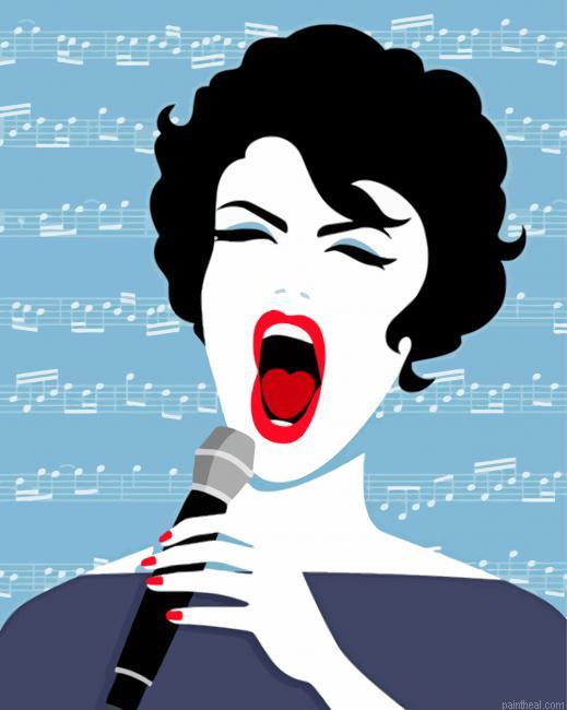 Woman singing painting by numbers.jpeg