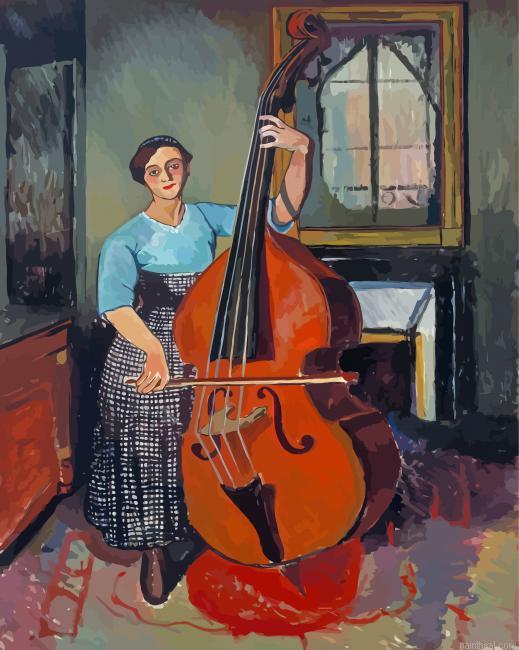 Woman with double bass painting by numbers.jpeg
