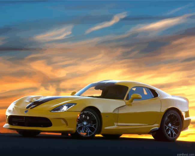 Yellow dodge viper painting by numbers.jpeg