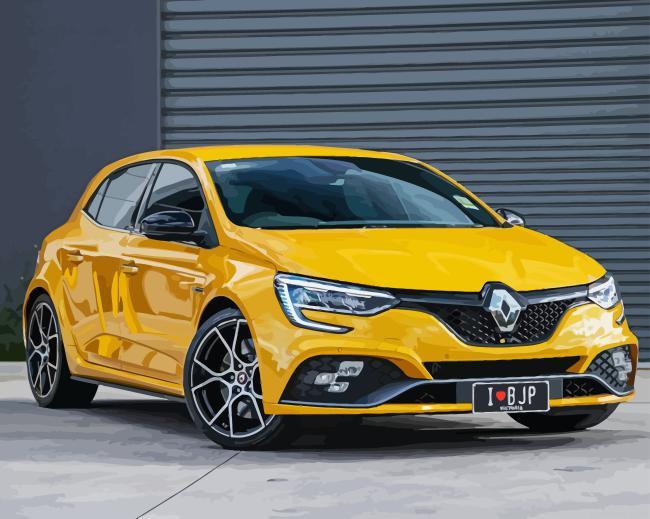 Yellow megane luxury painting by numbers.jpeg
