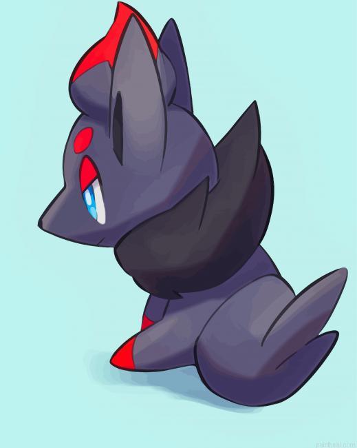 Zorua side view art painting by numbers.jpeg
