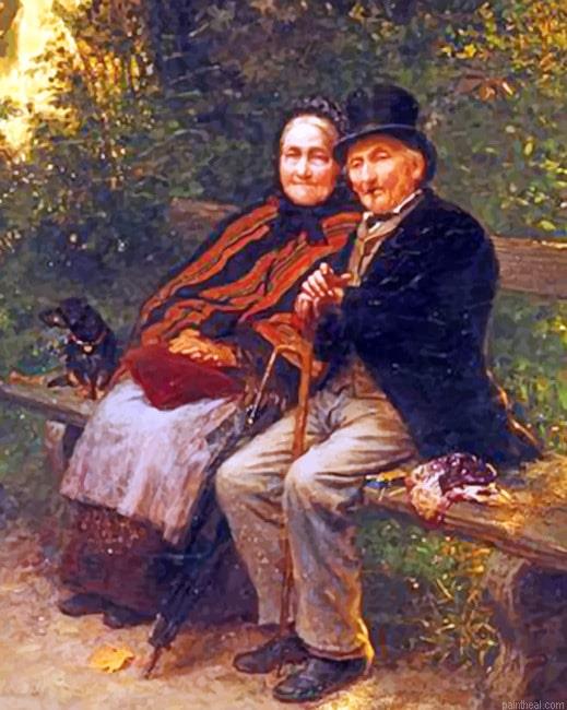Aesthetic old couple vintage painting by numbers.jpeg