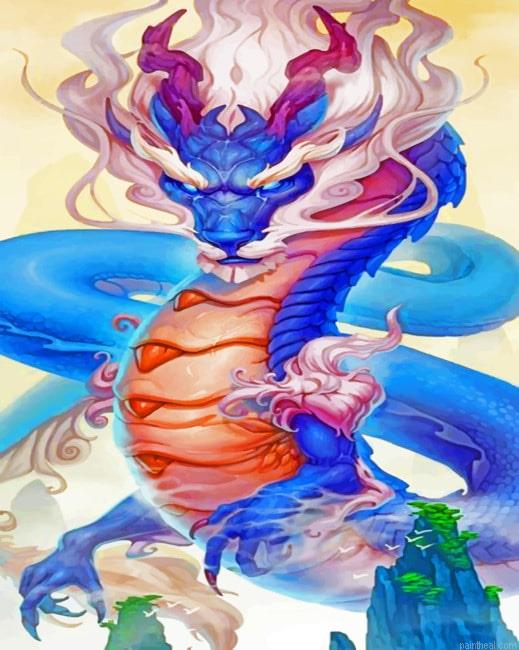 Blue dragon fantasy painting by numbers.jpeg